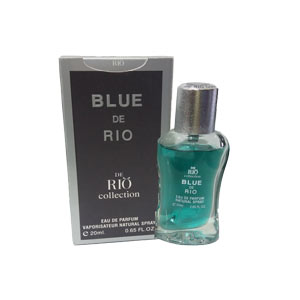 عطر جیبی ریو کالکشن مدل بلو چنل مردانه حجم 20 میل DE RIO collection Eau de parfum BLUE DE RIO 20 ml